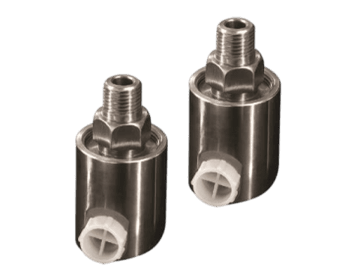 HPP single-port hydraulic rotary union pair with nylon-capped connector