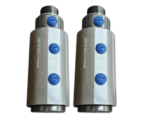 HPP hydraulic rotary union pair with printed pressure rating label