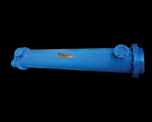 HPP water cooled oil cooler for hydraulic test bench applications