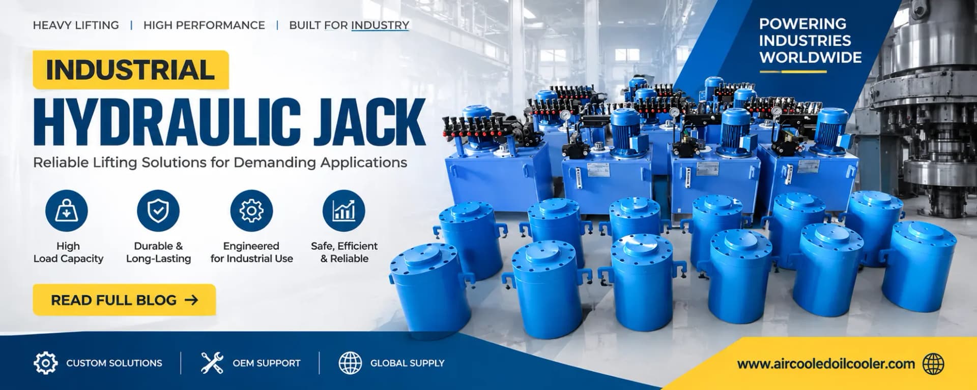 Industrial Hydraulic Jack Manufacturer in Delhi | Best Prices for Bulk Orders